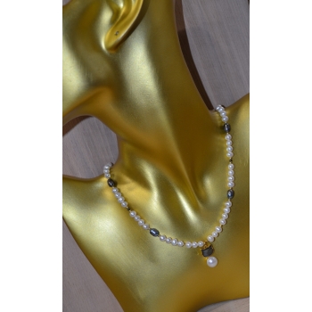 Naszyjnik z pereł słodkowodnych